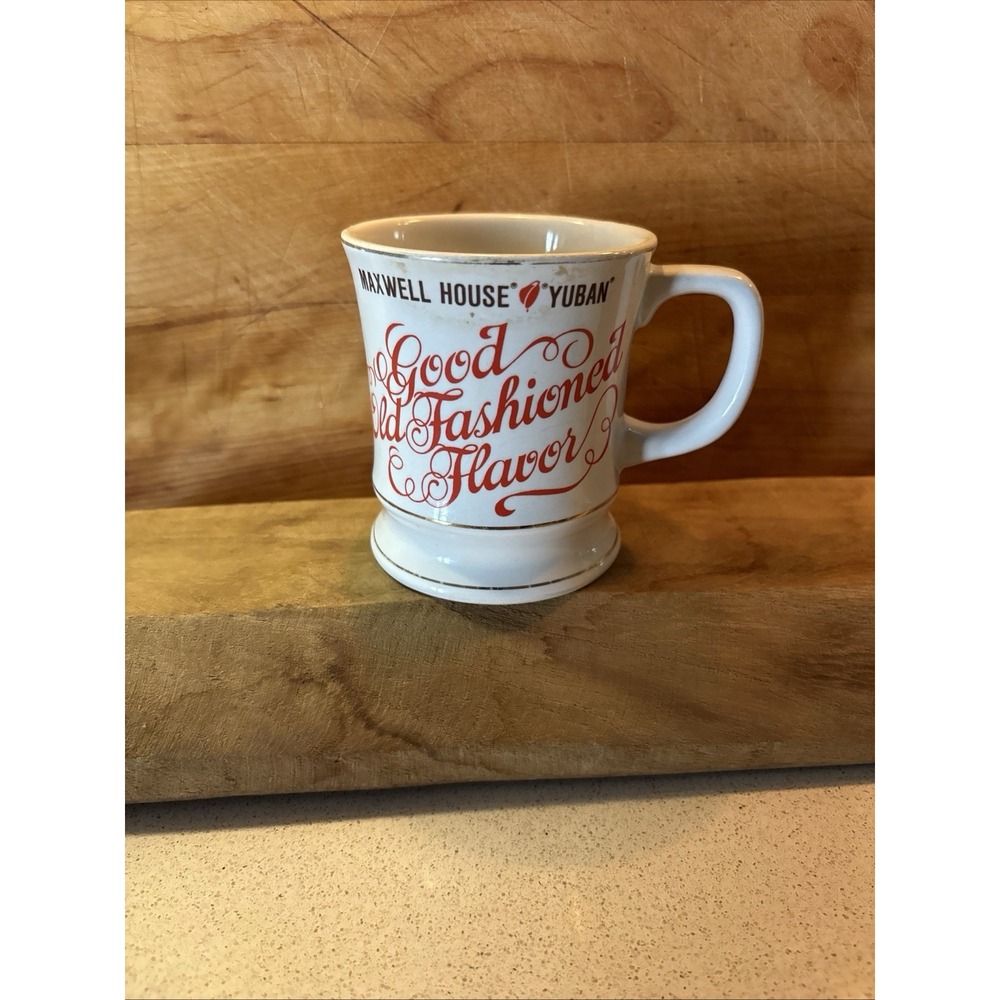 Vintage Maxwell House Yuban Coffee Mug Made In Japan Good Old Fashioned Flavor